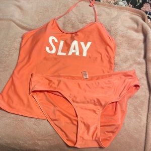 Two Piece Tankini Bathing Suit